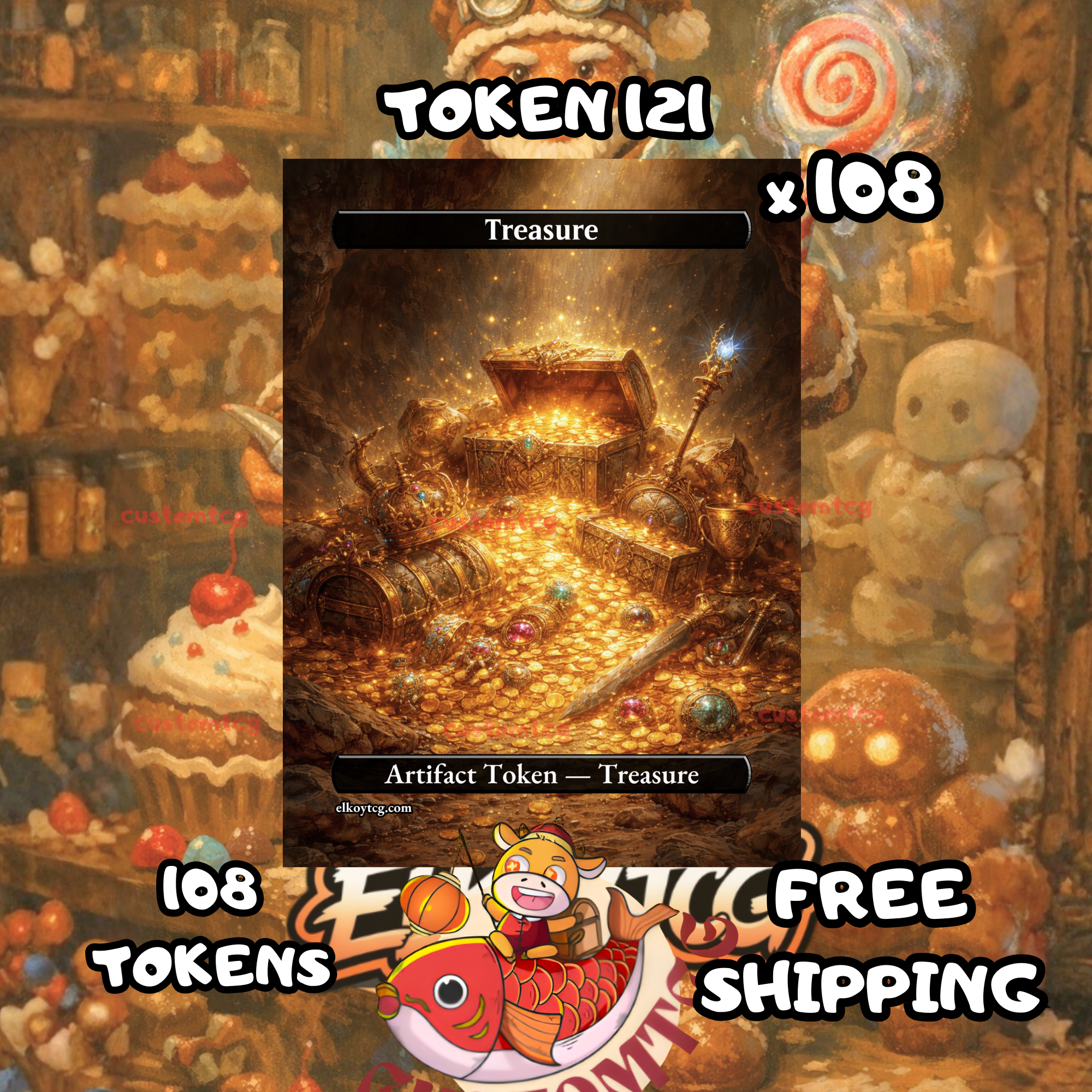 Treasure token 108 copies - S121