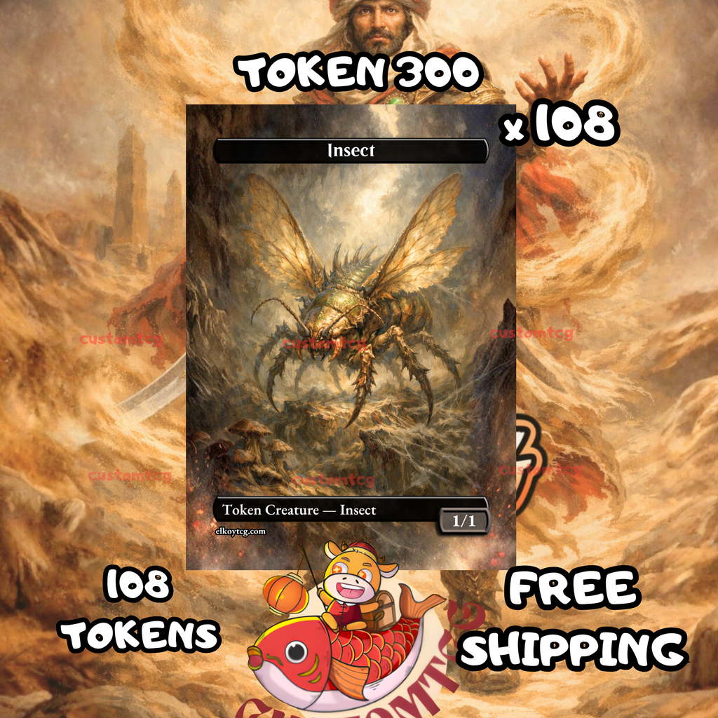 Insect token 1-1 108 copies - S300