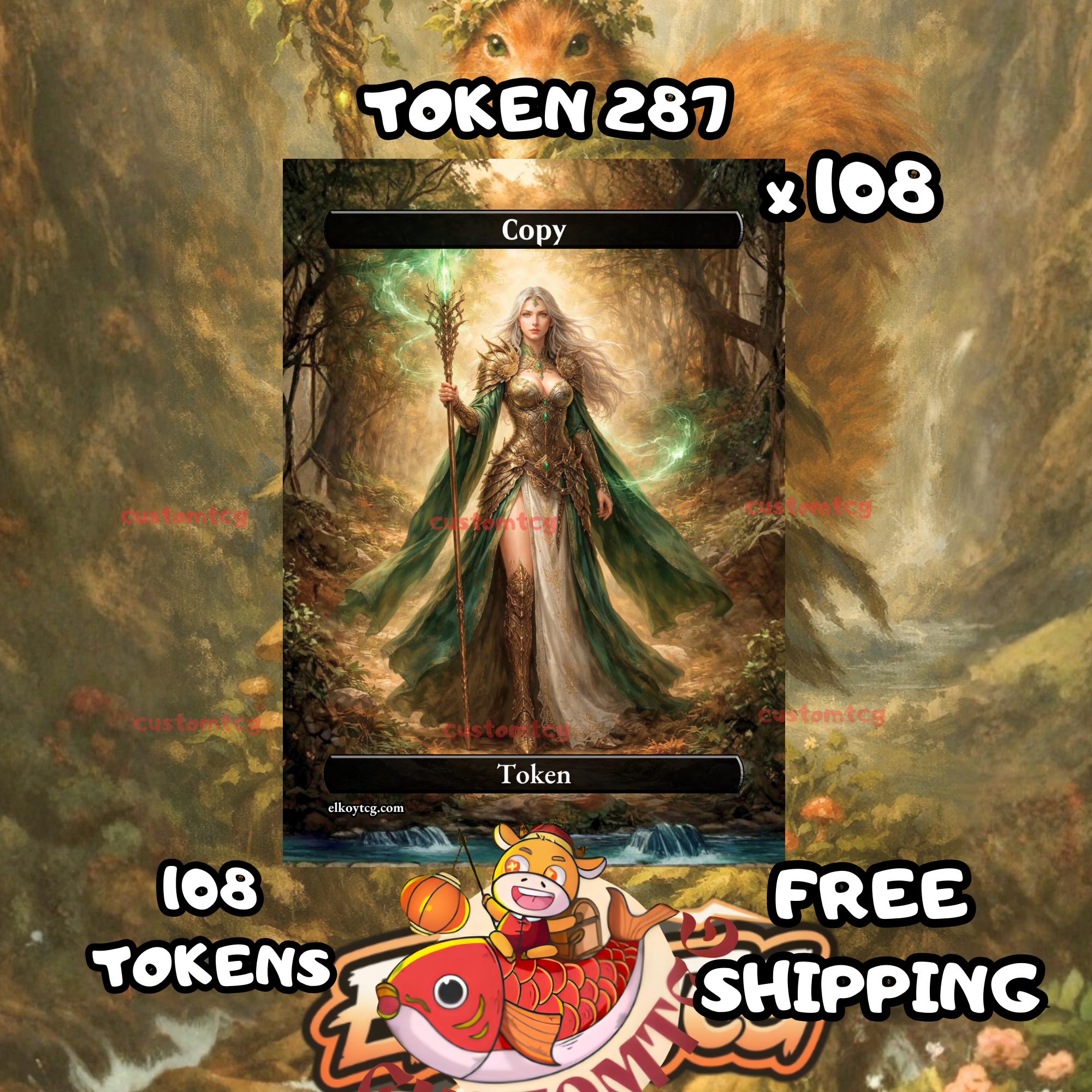 Copy token 108 copies - S287