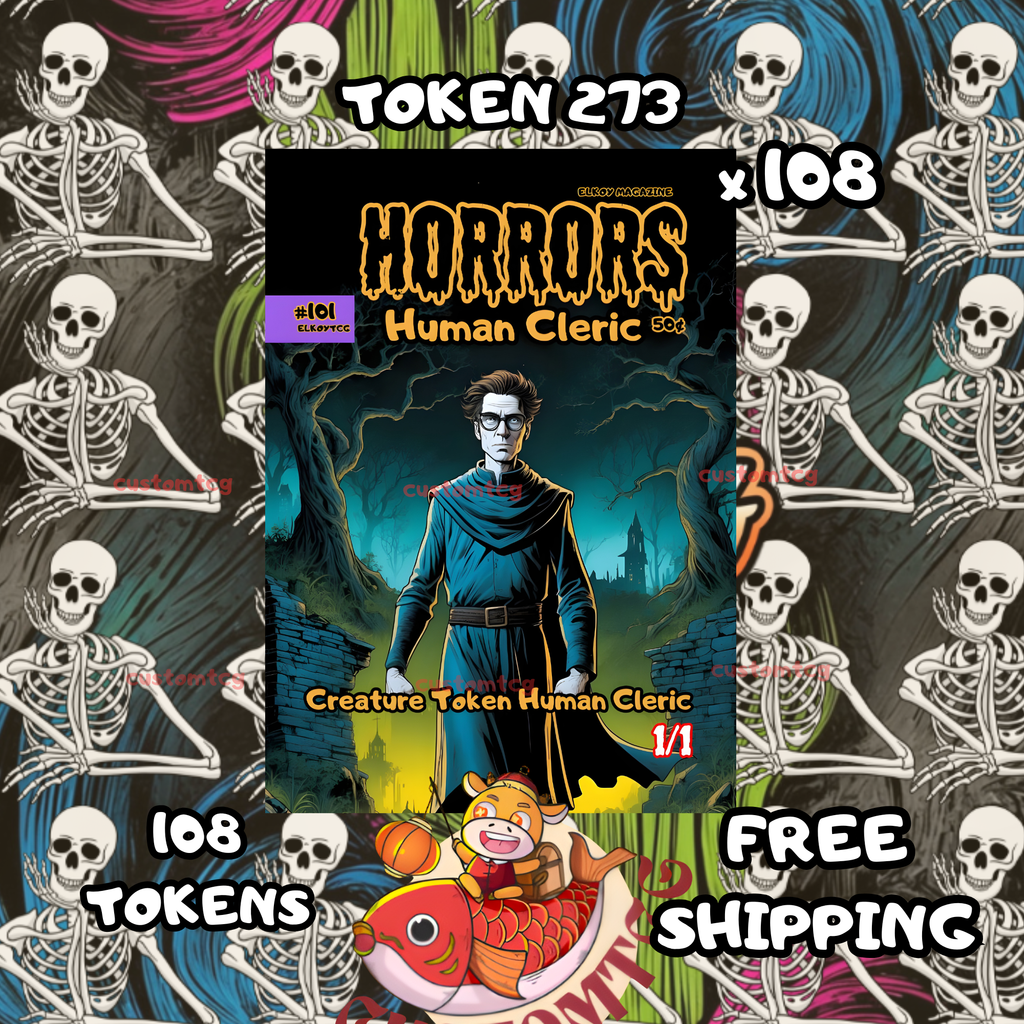 Human cleric token 1-1 108 copies - S273
