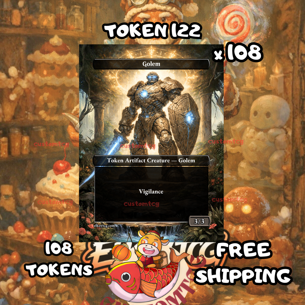 Golem VIgilance token 3-3 108 copies - S122