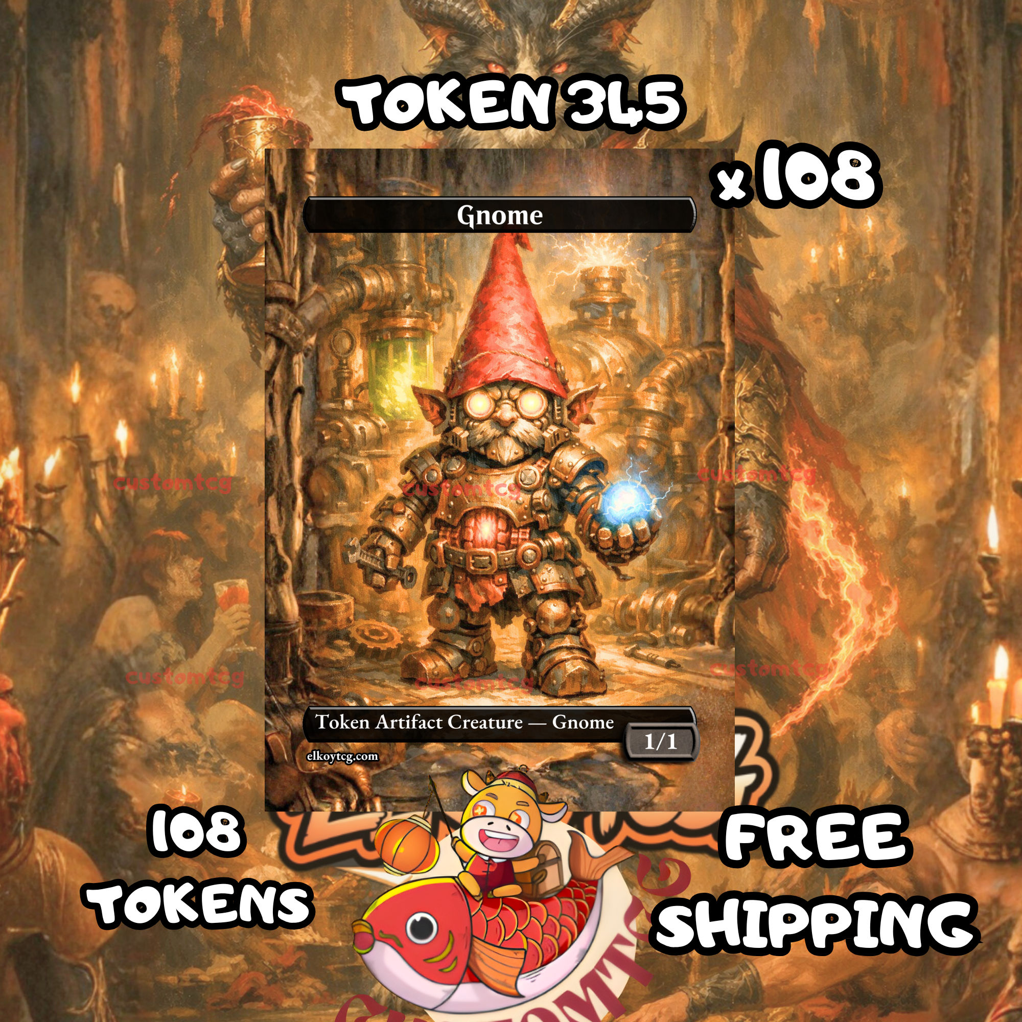 Gnome token 1-1 108 copies - S345