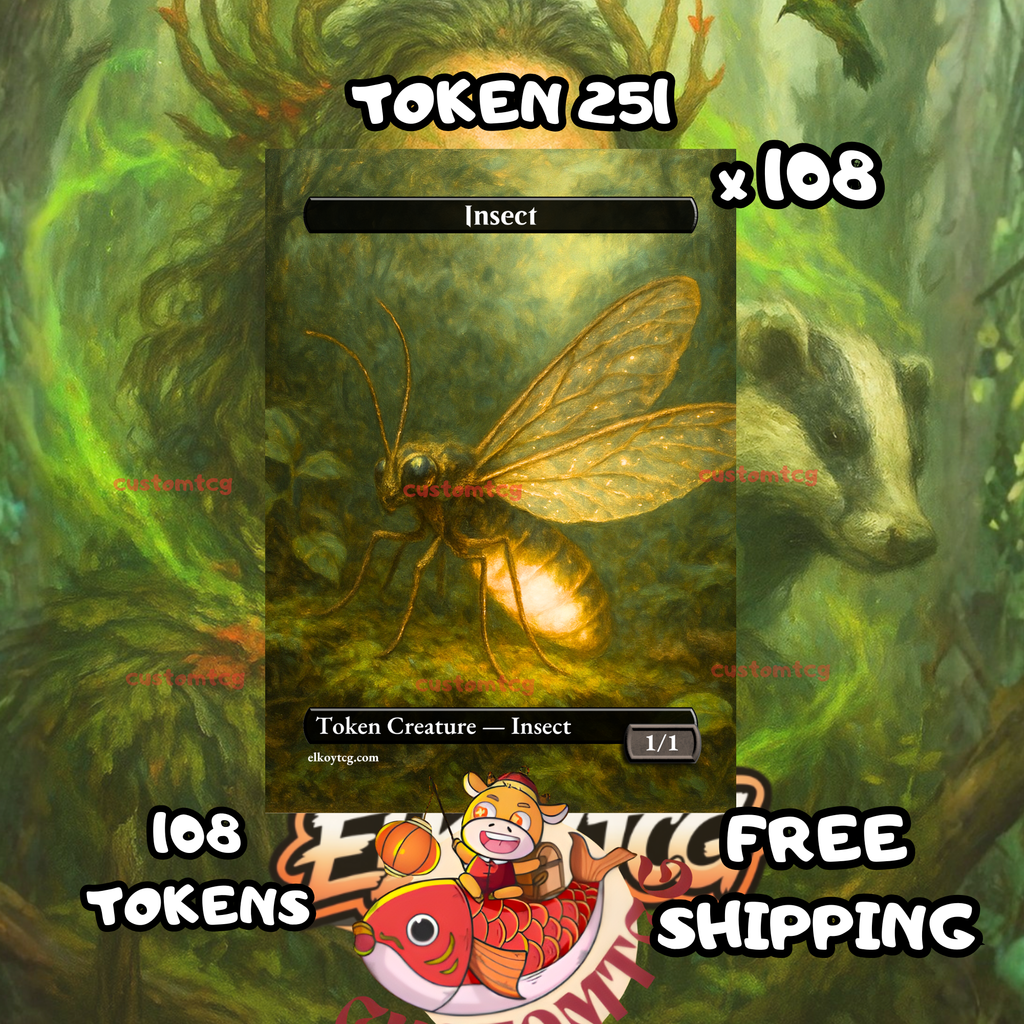 Insect token 1-1 108 copies - S251
