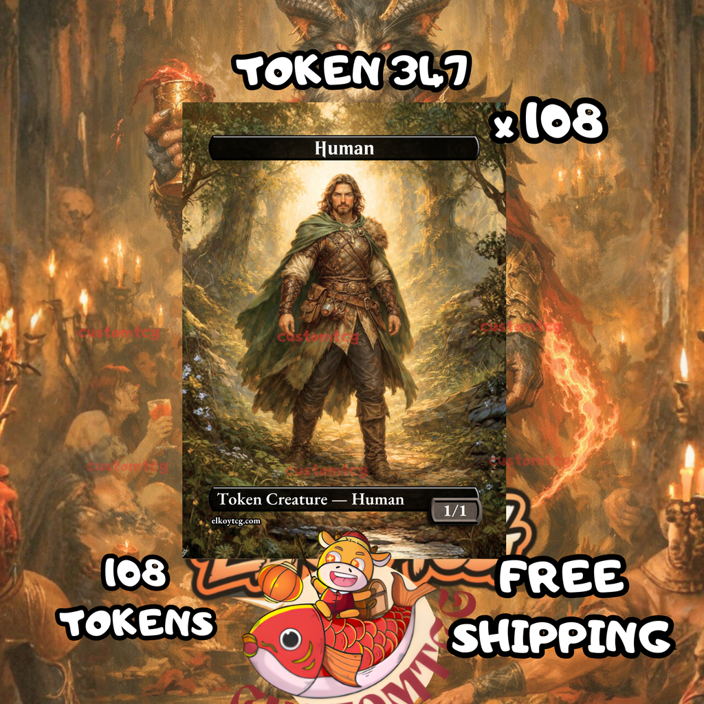 Human token 1-1 108 copies - S347