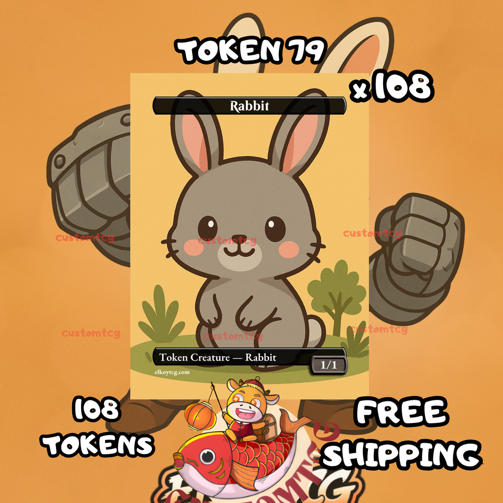 Rabit token 1-1 108 copies - S79