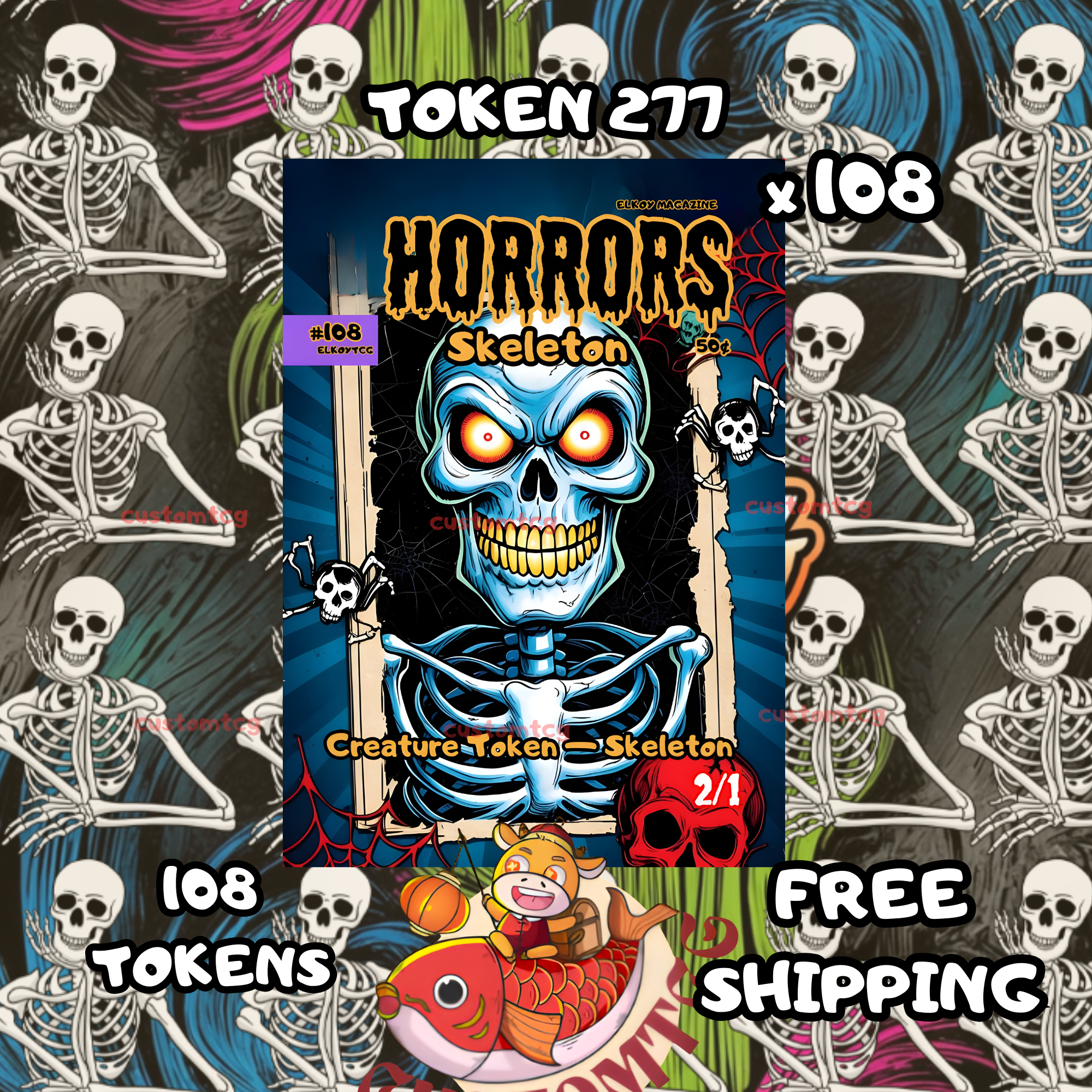 Skeleton token 2-1 108 copies - S277
