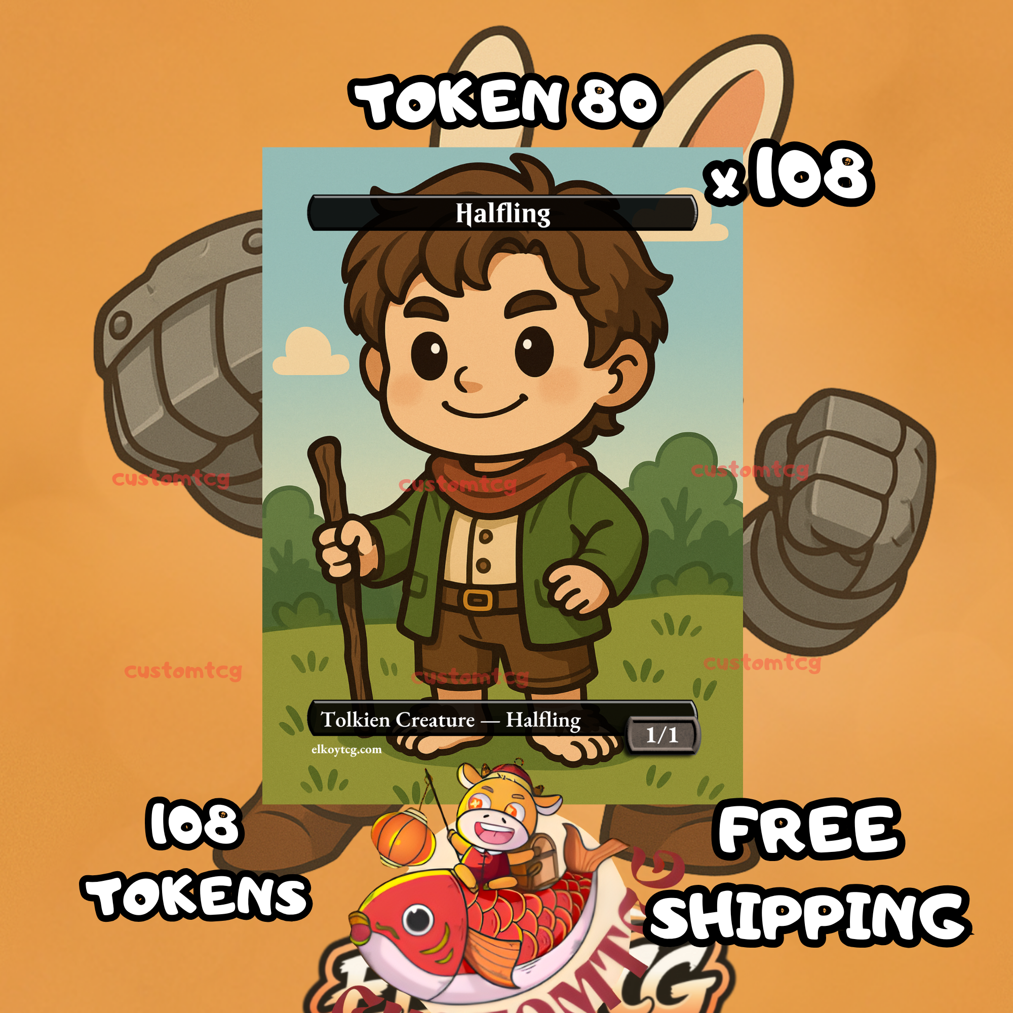 Halfling token 1-1 108 copies - S80