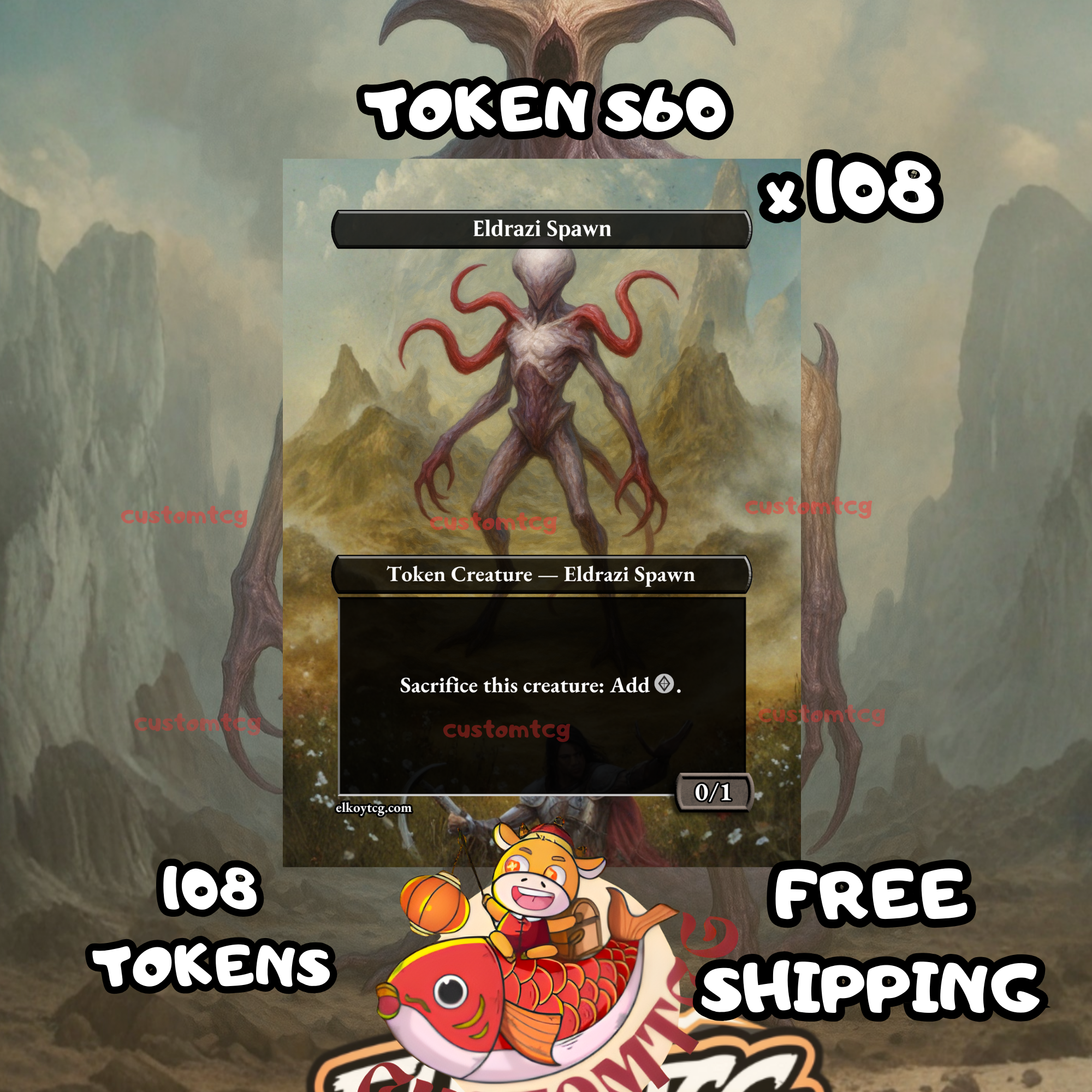 Eldrazi Spawn token 0-1 108 copies - S60