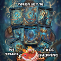 Token Set 78 – 108 Tokens for MTG  (Midnight Clock, Treasure, Construct, Copy, Goat & More)