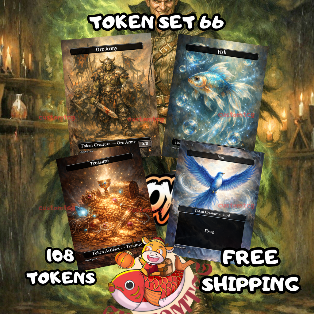 TOKEN SET 66 - 108 FANTASY TOKENS
