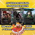 My Hero Academia Custom Commander Deck — Deku | Class 1-A | Anime Proxy Deck | Plus Ultra