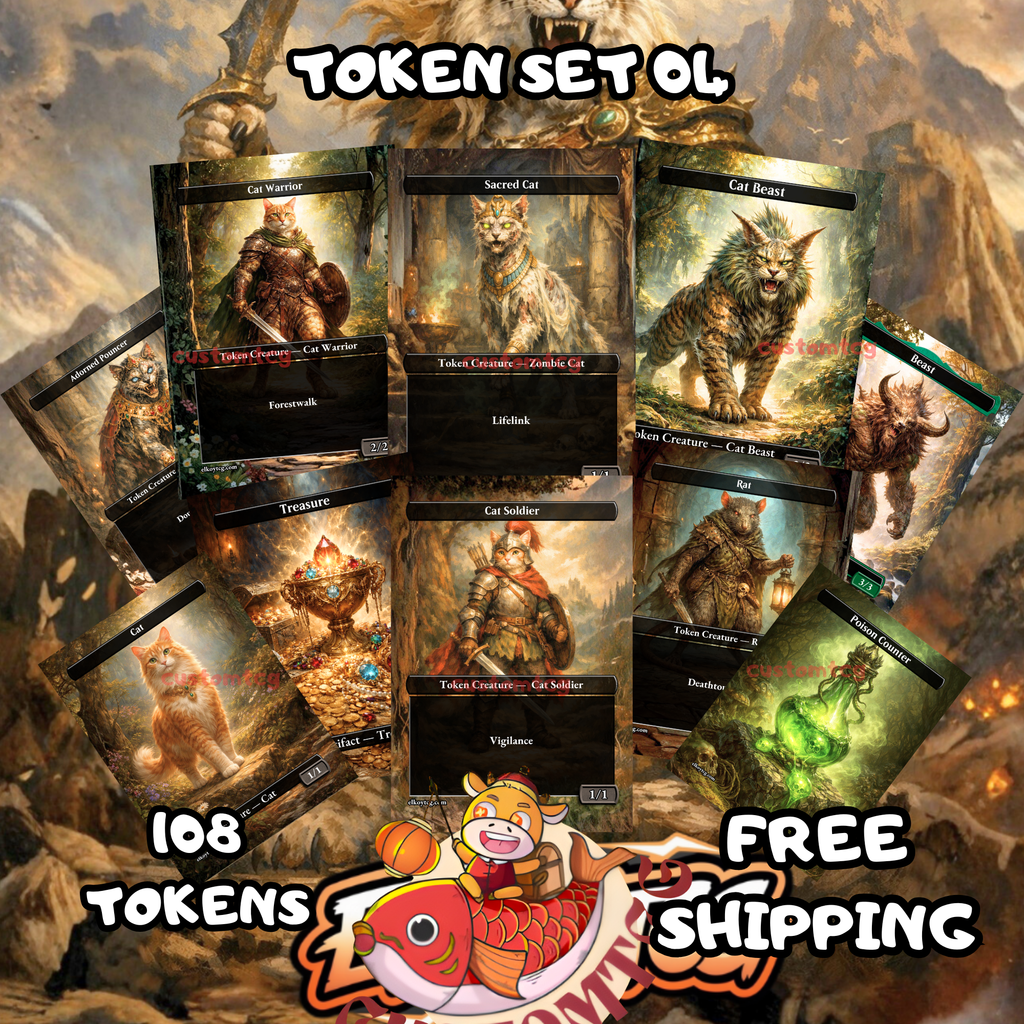 TOKEN SET 04 — Feral Pride (108 Tokens)