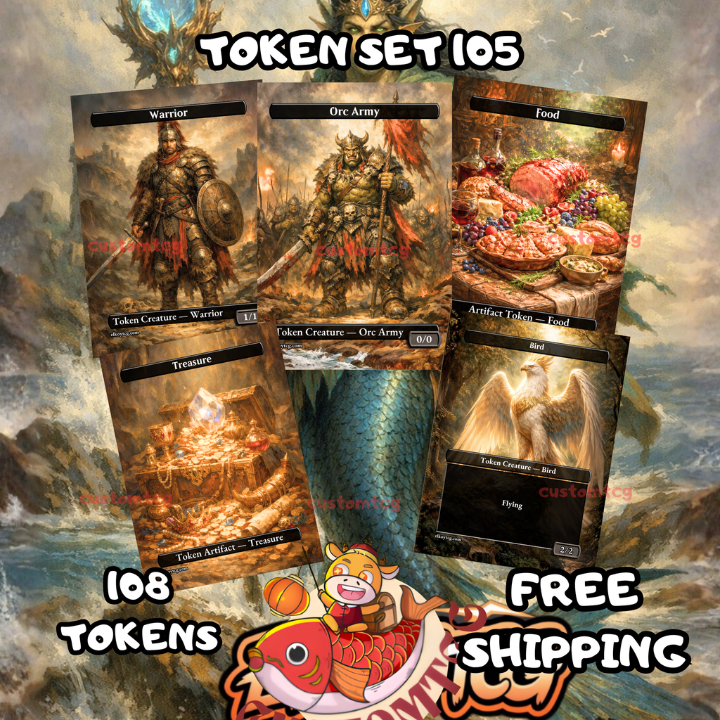Orc Army & Value Staples Bundle (108 Tokens) |  Token Set 105