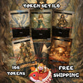 Token Set 140 - 108 Custom MTG Token Cards - Bird, Faerie Rogue, Faerie, Orc Army and Treasure
