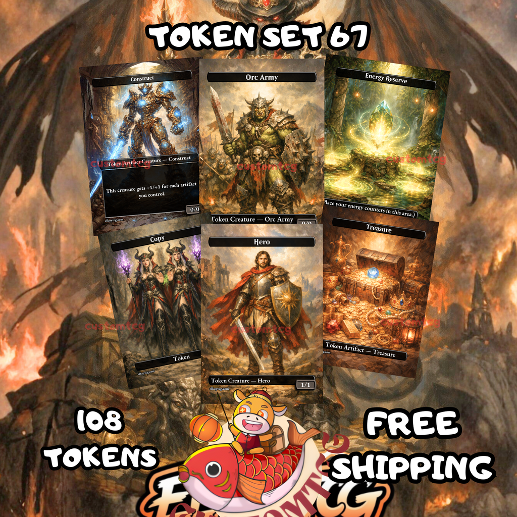 TOKEN SET 67 - DEMONIC WARZONE EDITION