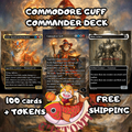 Commodore Guff Commander Deck | 100 Custom Cards + Tokens | Fantasy Art | Planeswalker Superfriends Esper White Blue Red Deck