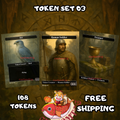 Token Set 03 – 108 MTG Tokens (Bird, Human Soldier, Treasure)
