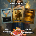 Token Set 123 – 108 Premium Tokens for MTG (Poison Counter, Scarecrow, Snake, Insect, Elf Warrior & Treasure)
