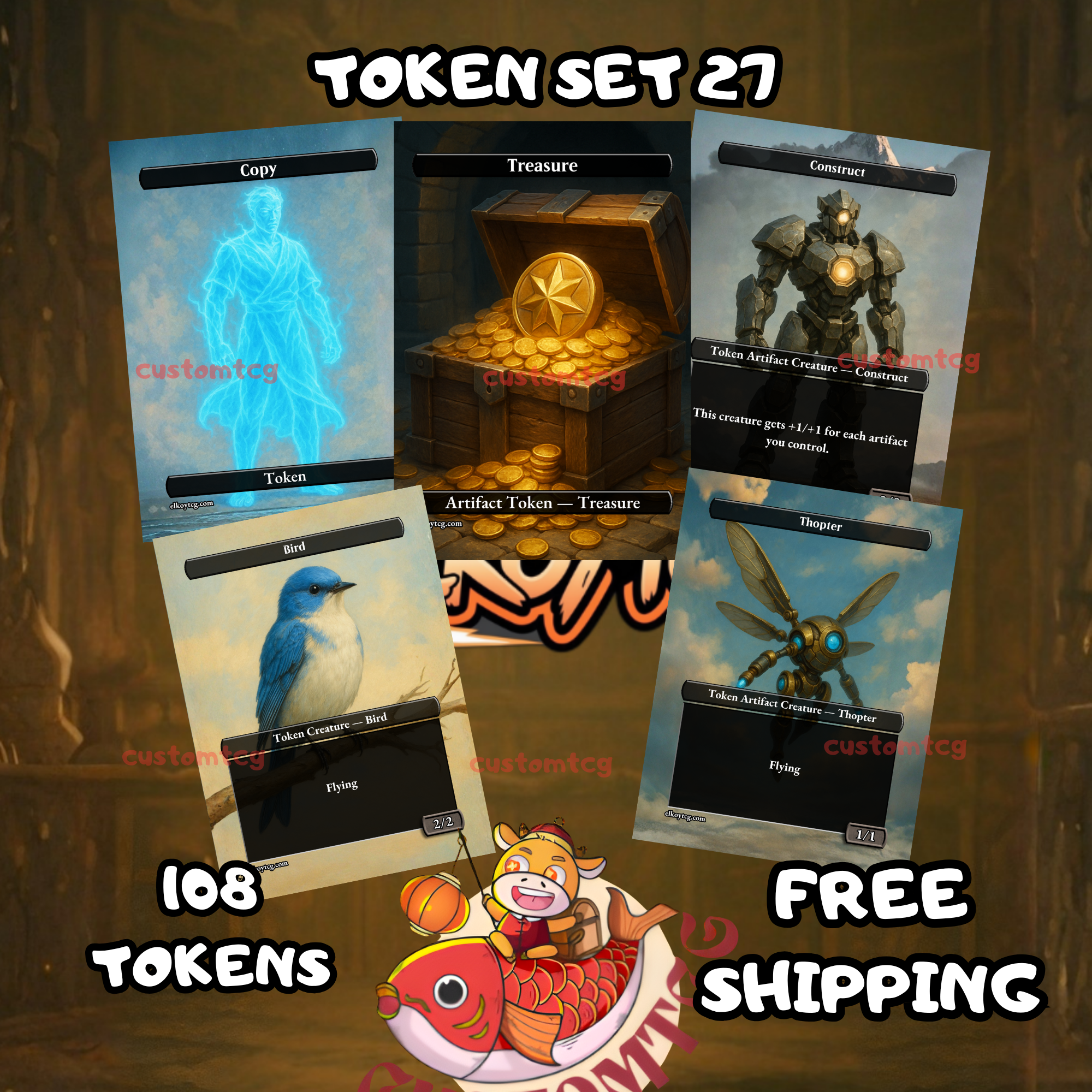 TOKEN SET 27 - (108 Tokens)