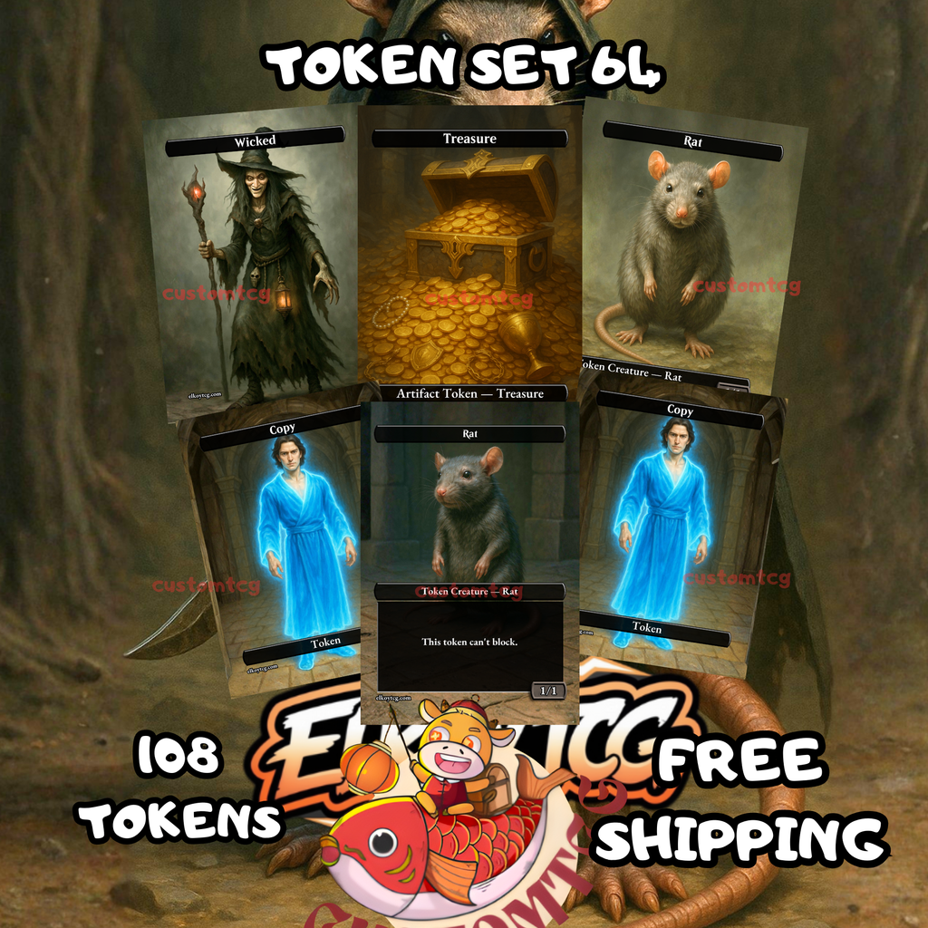 TOKEN SET 64 - (108 TOKENS)