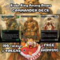 Kudo, King Among Bears Custom Commander Deck — Bear Tribal | Naya | Fantasy Art Proxy Deck