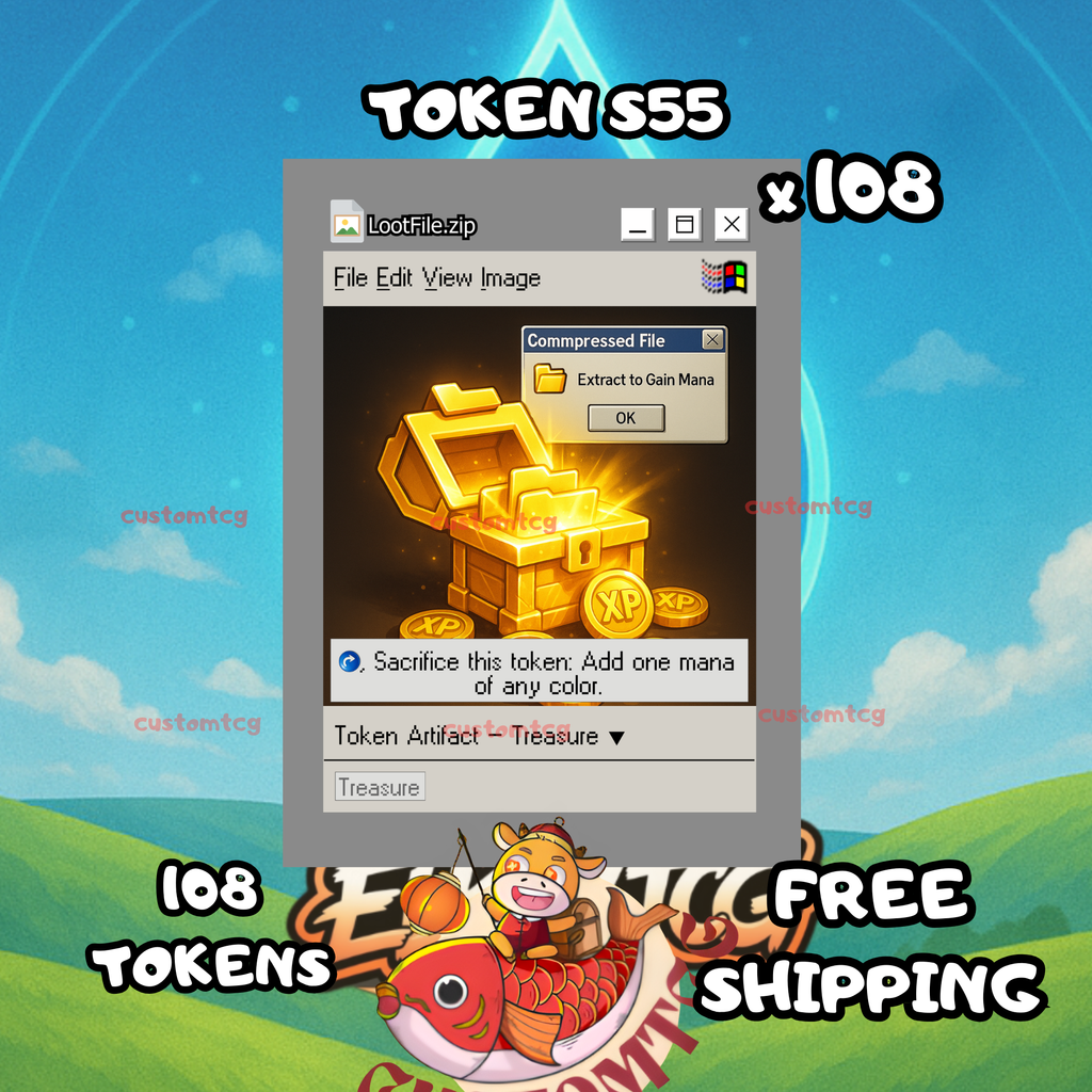 Treasure token 108 copies - S55