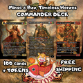 Minsc and Boo, Timeless Heroes Custom Commander Deck — Big Creatures and Ramp | Gruul | Fantasy Art Proxy Deck
