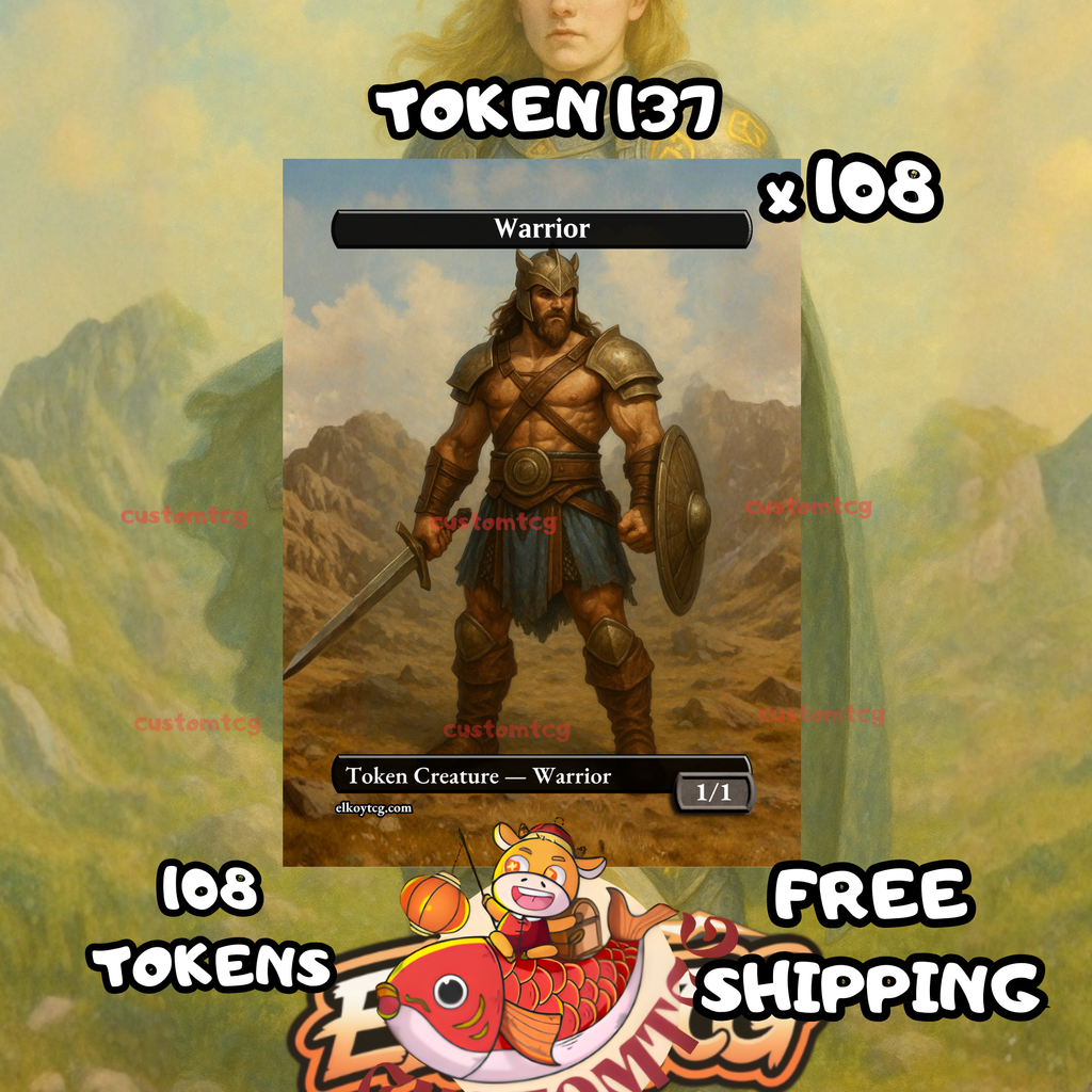 Warrior token 1-1 108 copies - S137