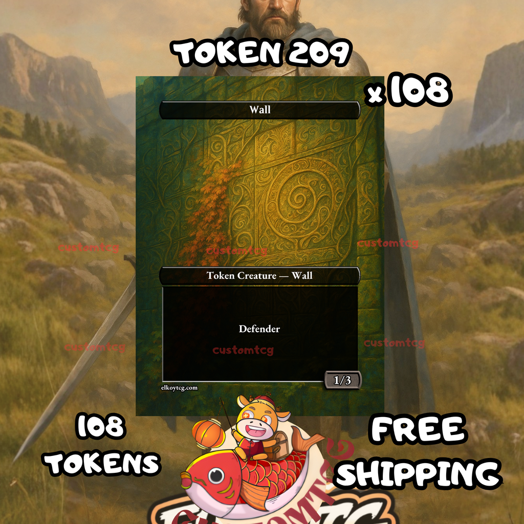Wall defender  token 1-3 108 copies - S209