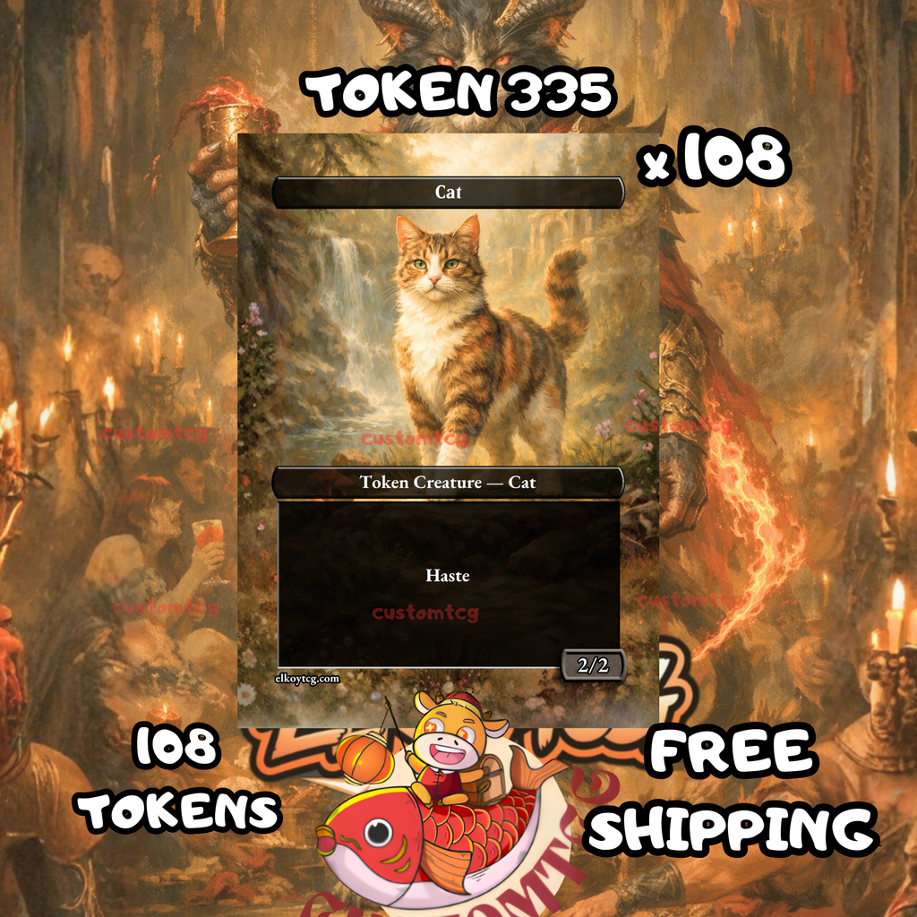Cat haste token 2-2 108 copies - S335