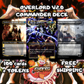 Overlord V2.0 Custom Commander Deck — Ainz Ooal Gown | Custom Proxy Deck | Anime Commander Deck