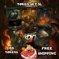 Token Set 54 — Dark Battlefield Custom Token Pack for MTG (108 Cards)