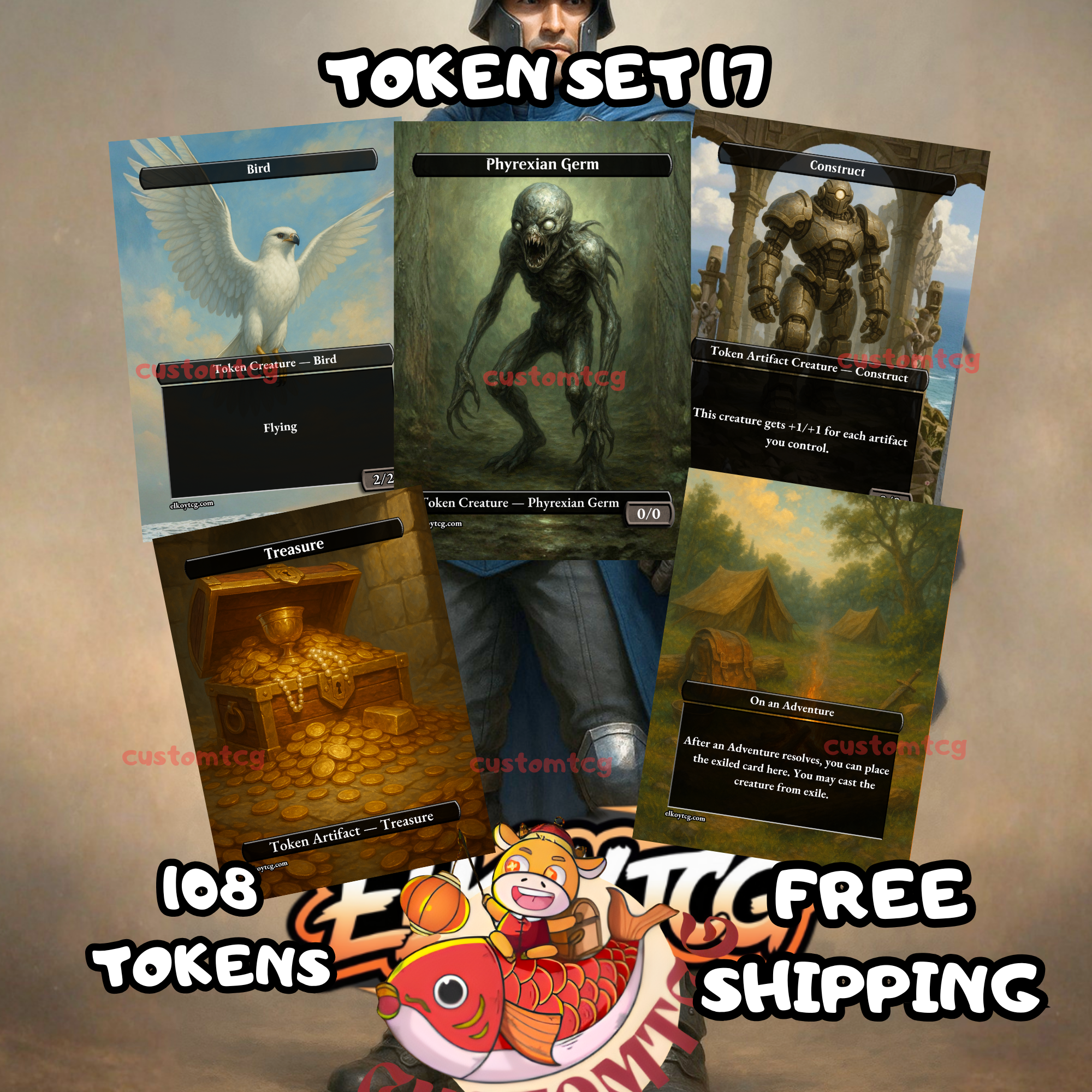 TOKEN SET 17 - KNIGHTS & CORRUPTION EDITION