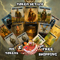 Token Set 128 – 108 Tokens (Treasure, Human Soldier, Warrior, Vampire, Goblin, Thopter, Cat)