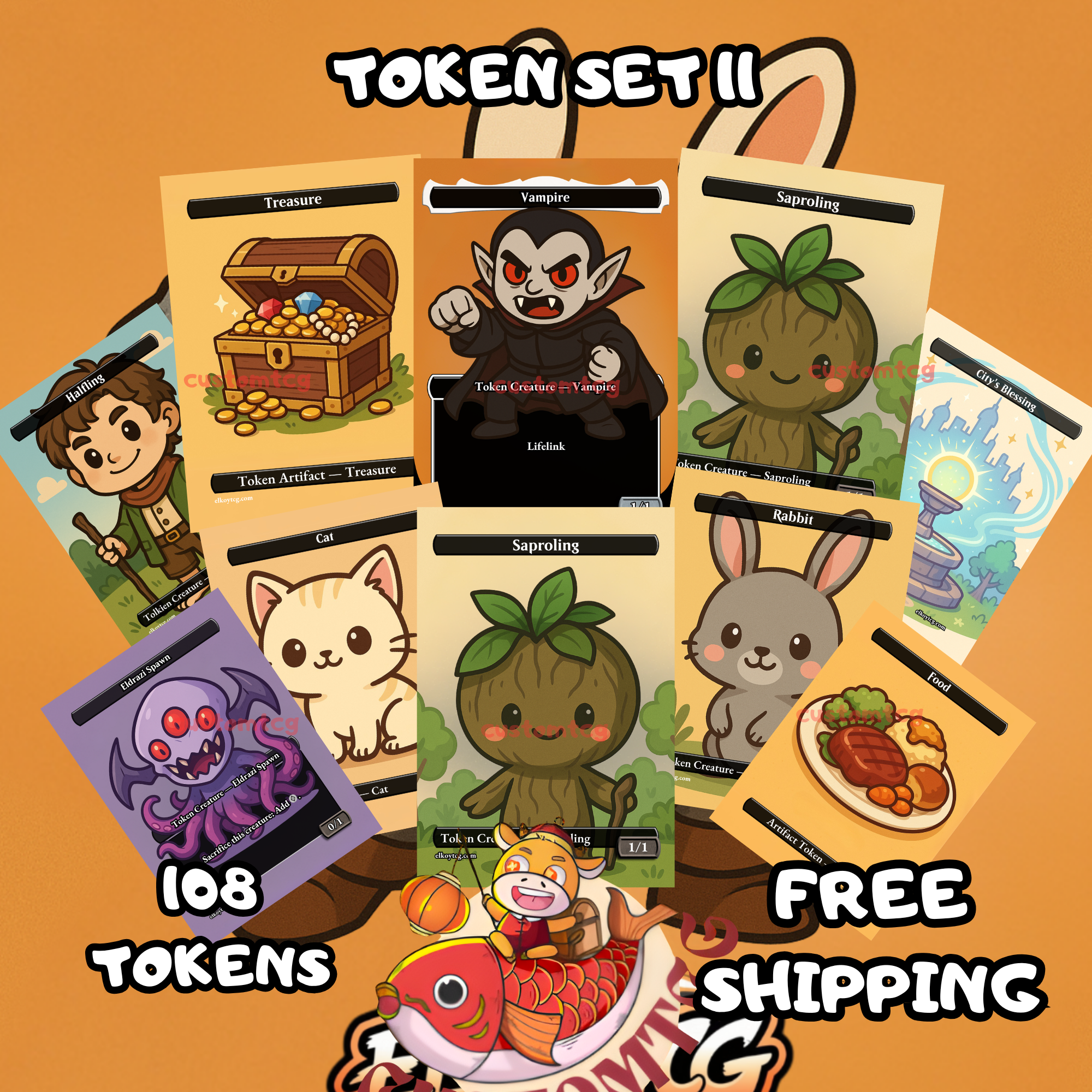 Token Set 11 - Cute Chibi Adventure Tokens (108)
