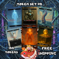 TOKEN SET 90 • 108 Tokens • Elementals, Tentacles & Artifacts