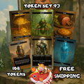 TOKEN SET 93 • 108 Tokens • Treasure, Food & Utility Artifacts