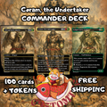 Coram, the Undertaker Custom Commander Deck — Self Mill and Reanimation | Jund | Fantasy Art Proxy Deck