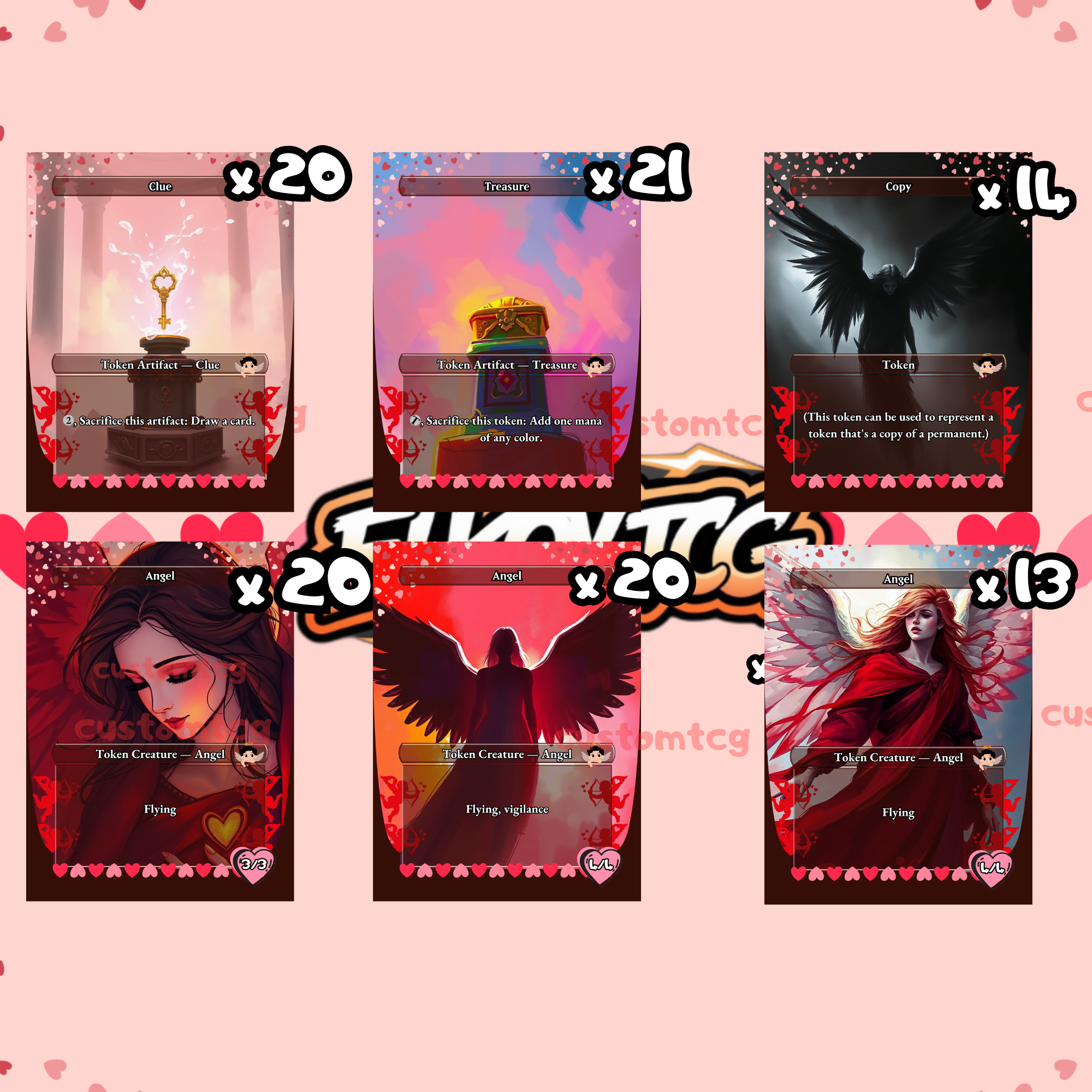 Token Set 24 is a 108-card custom token pack for MTG