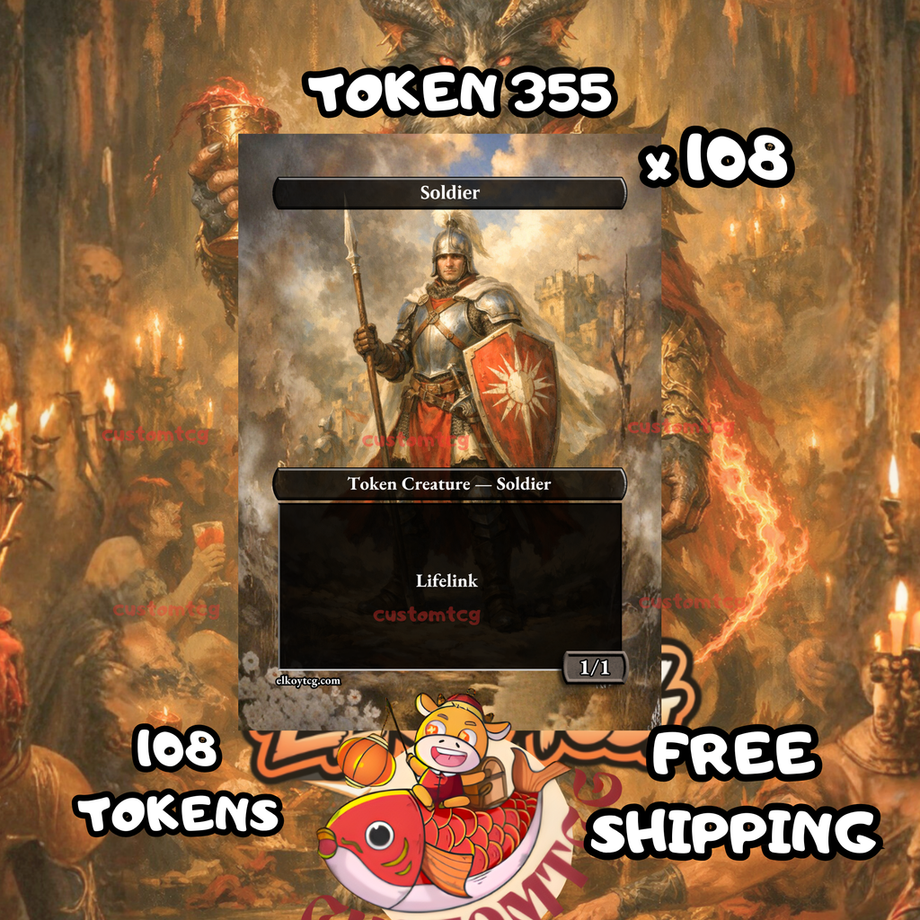 Soldier lifelink token 1-1 108 copies - S355