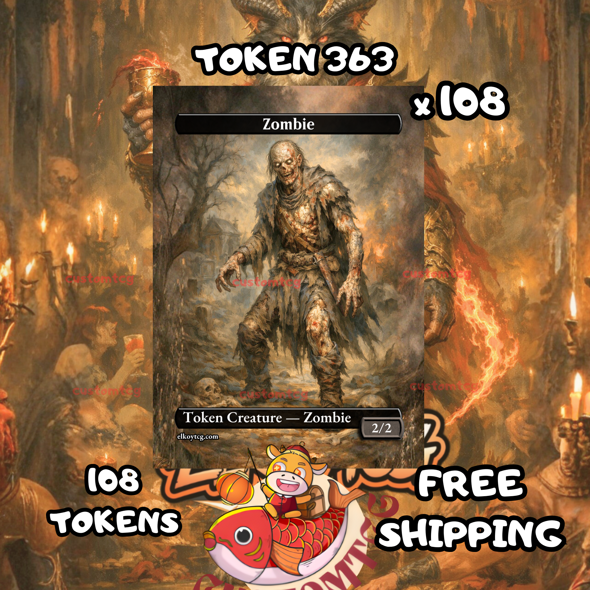 Zombie token 2-2 108 copies - S363