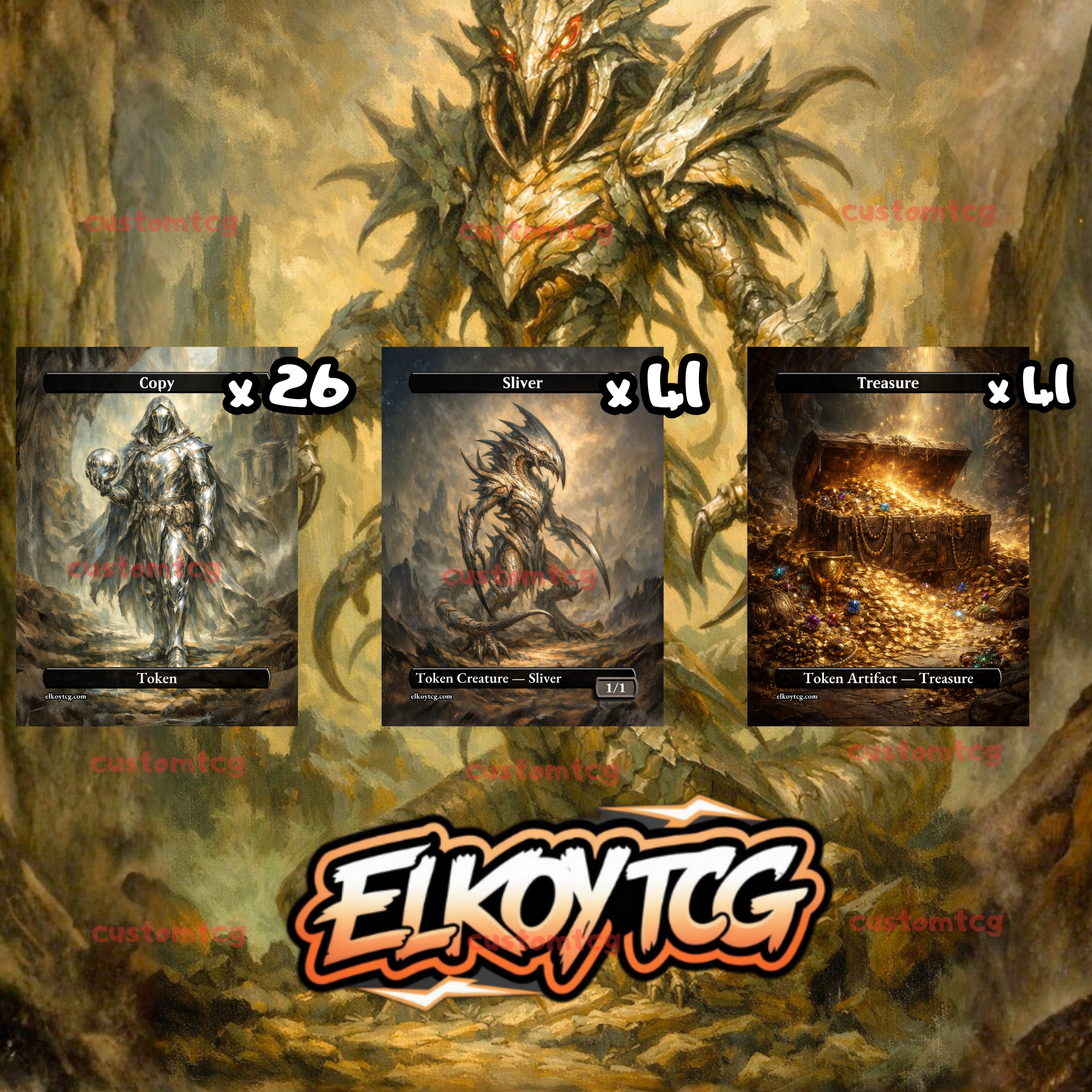 TOKEN SET 88 • 108 Tokens • Slivers & Treasure