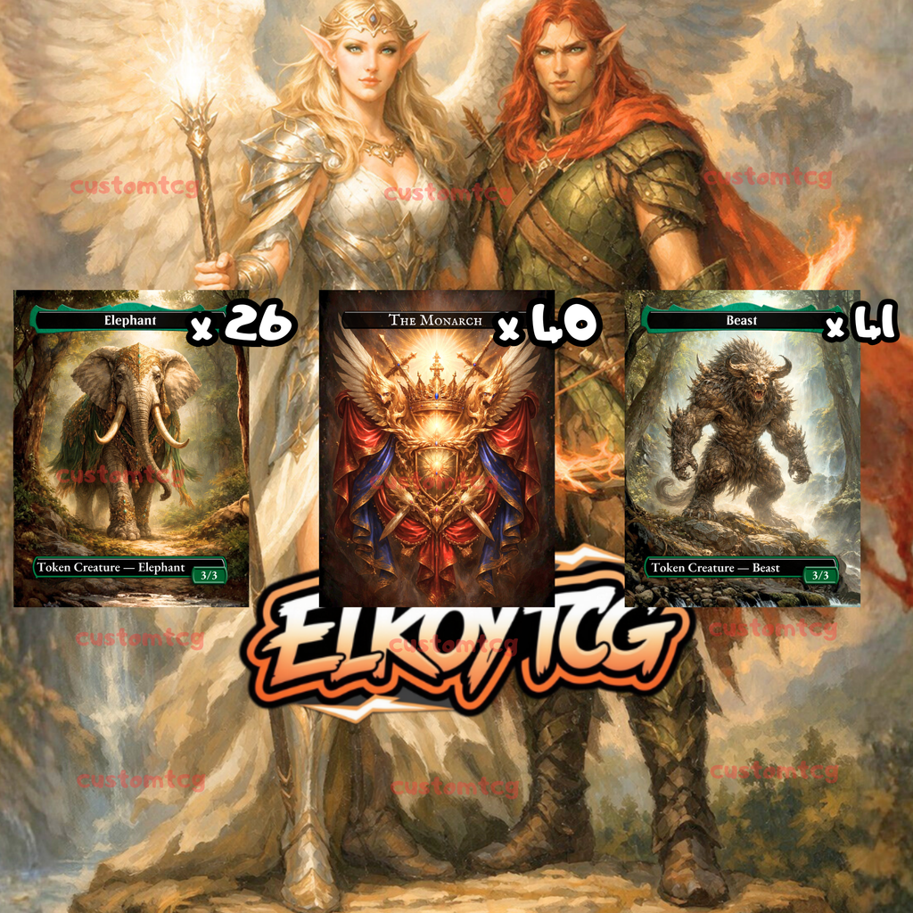 TOKEN SET 84 • 108 Tokens • The Monarch Theme