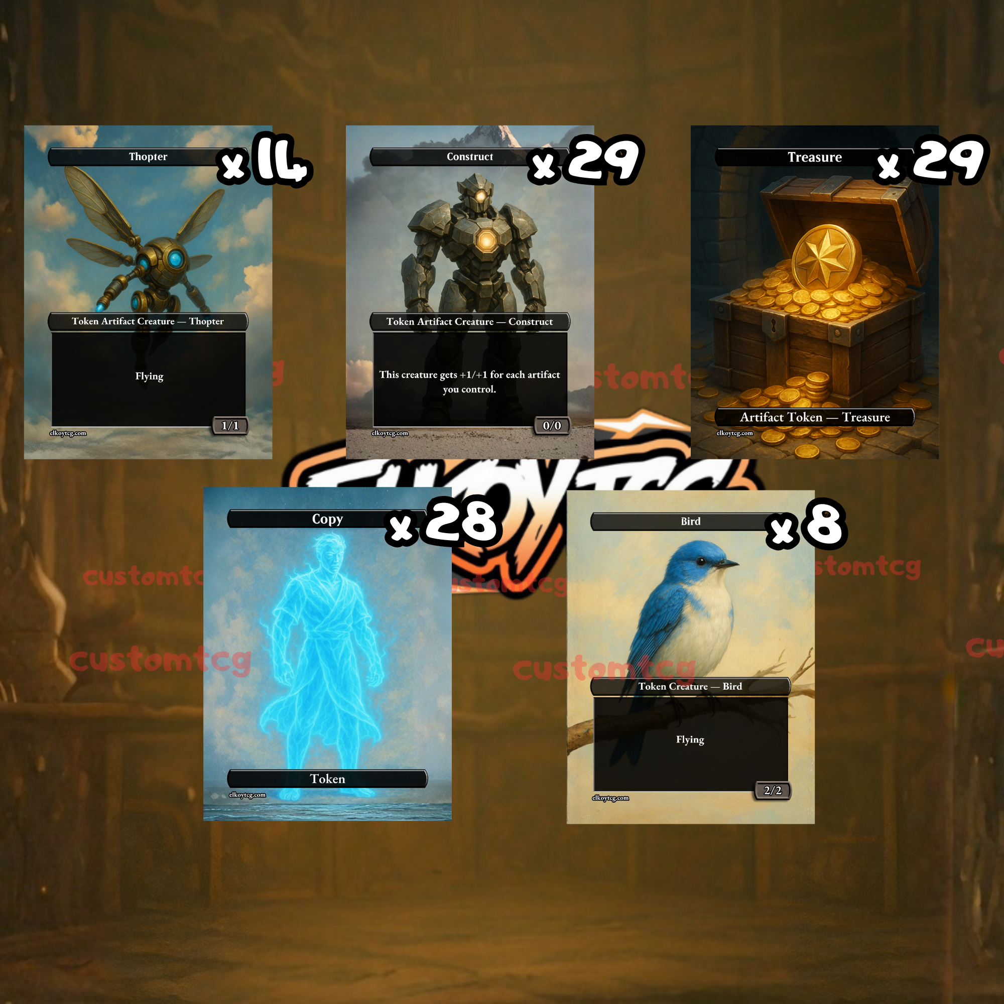 TOKEN SET 27 - (108 Tokens)
