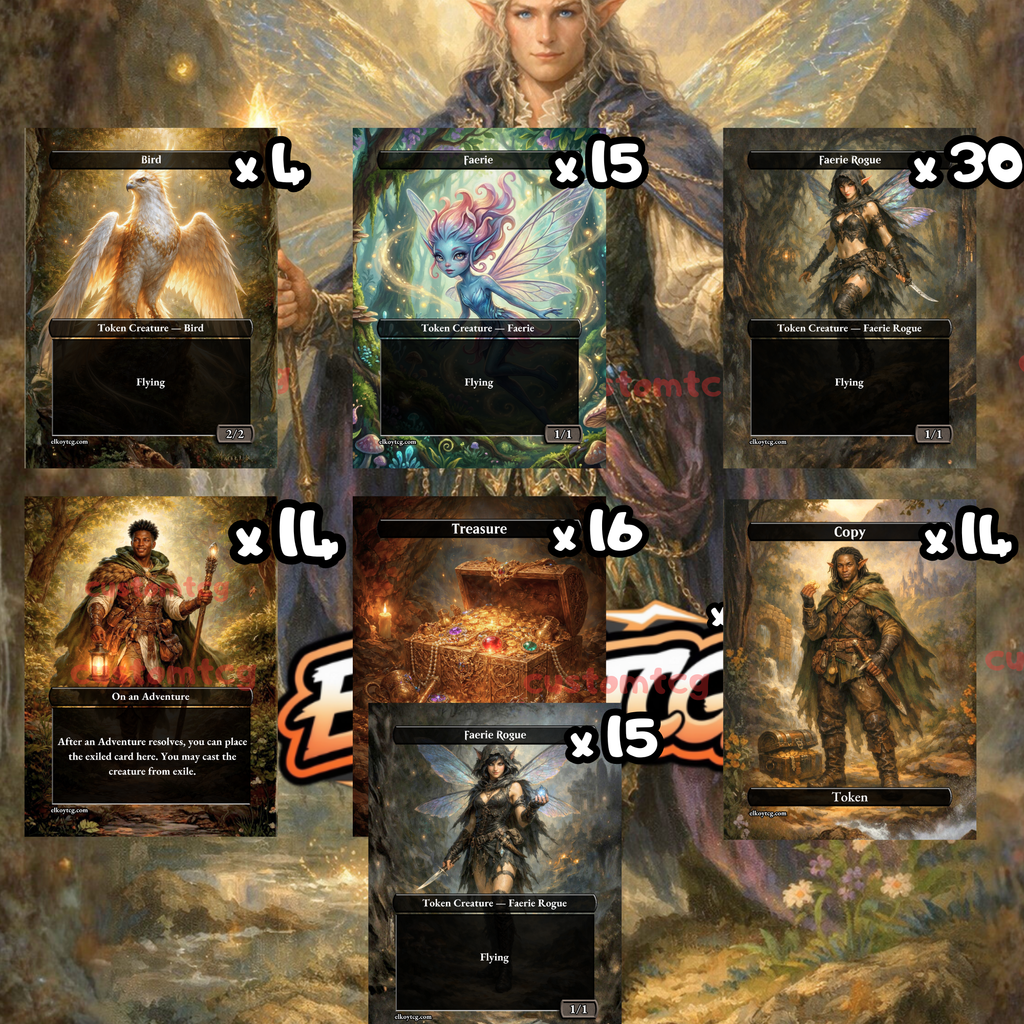 TOKEN SET 12 - 108 CUSTOM TOKENS FOR MTG