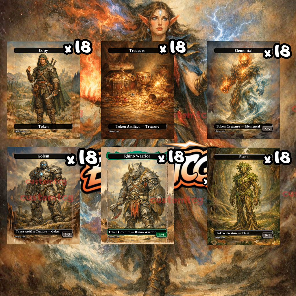 Copy, Treasure & Big Bodies Bundle (108 Tokens) |Token Set 132