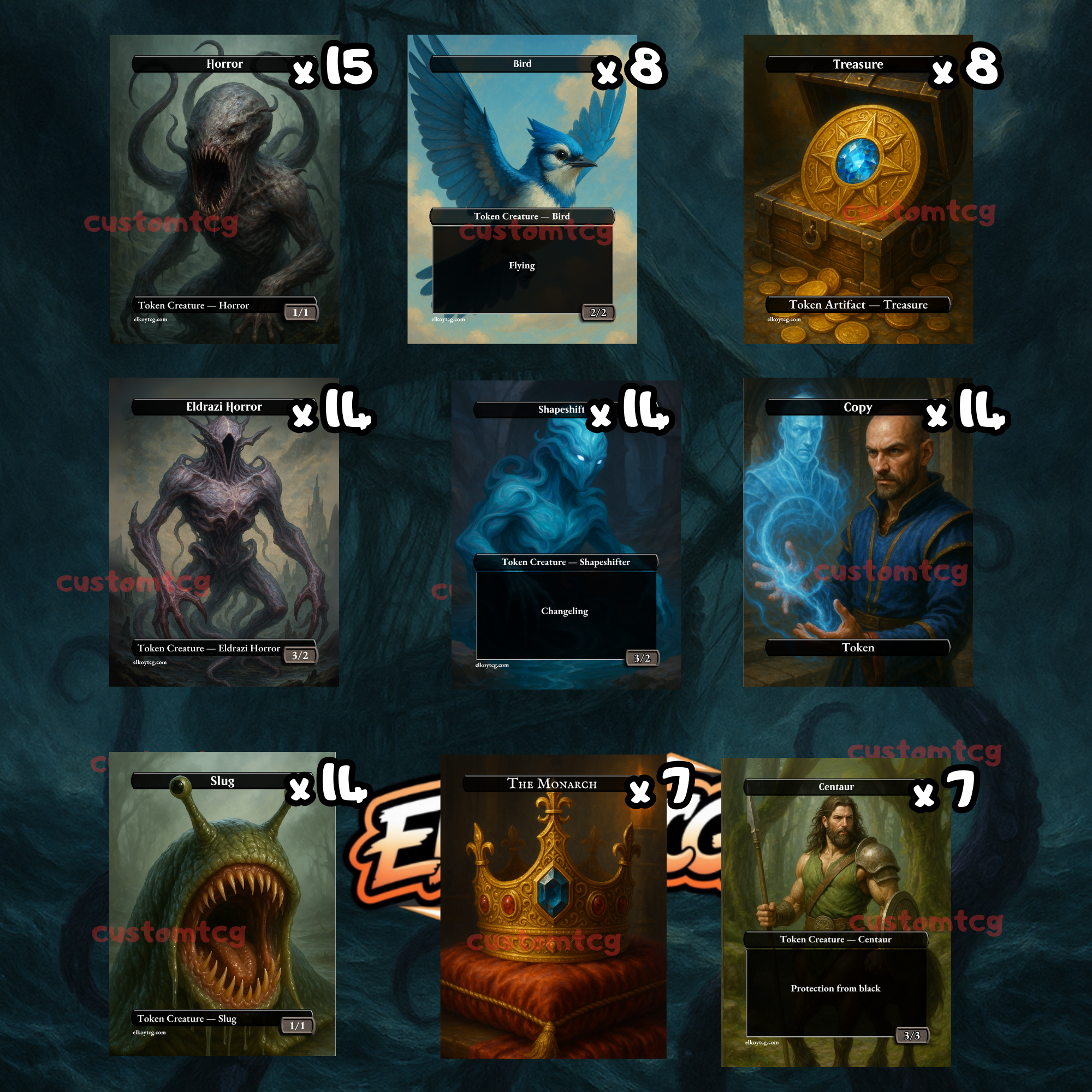 TOKEN SET 18 - ELDRITCH NIGHTMARES EDITION