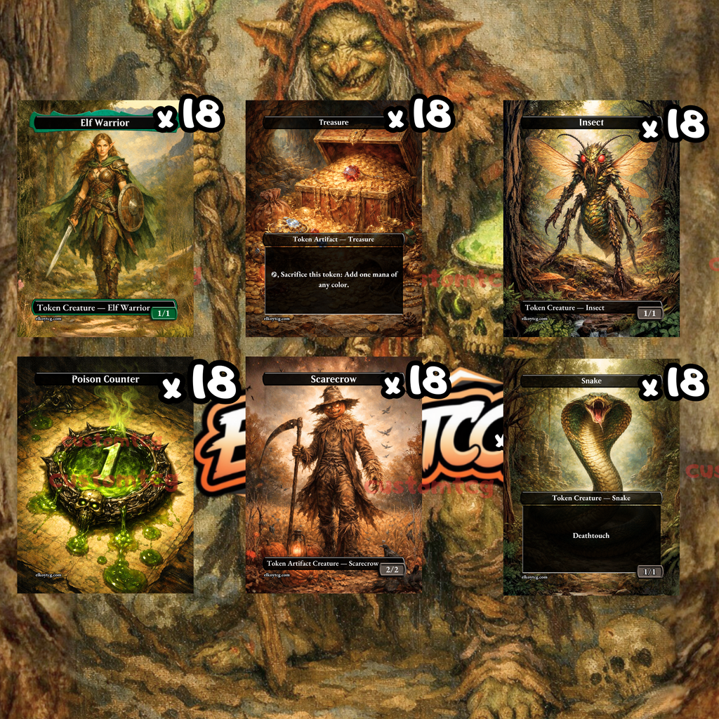 Poison & Creepy Crawlers Bundle (108 Tokens) | Token Set 133