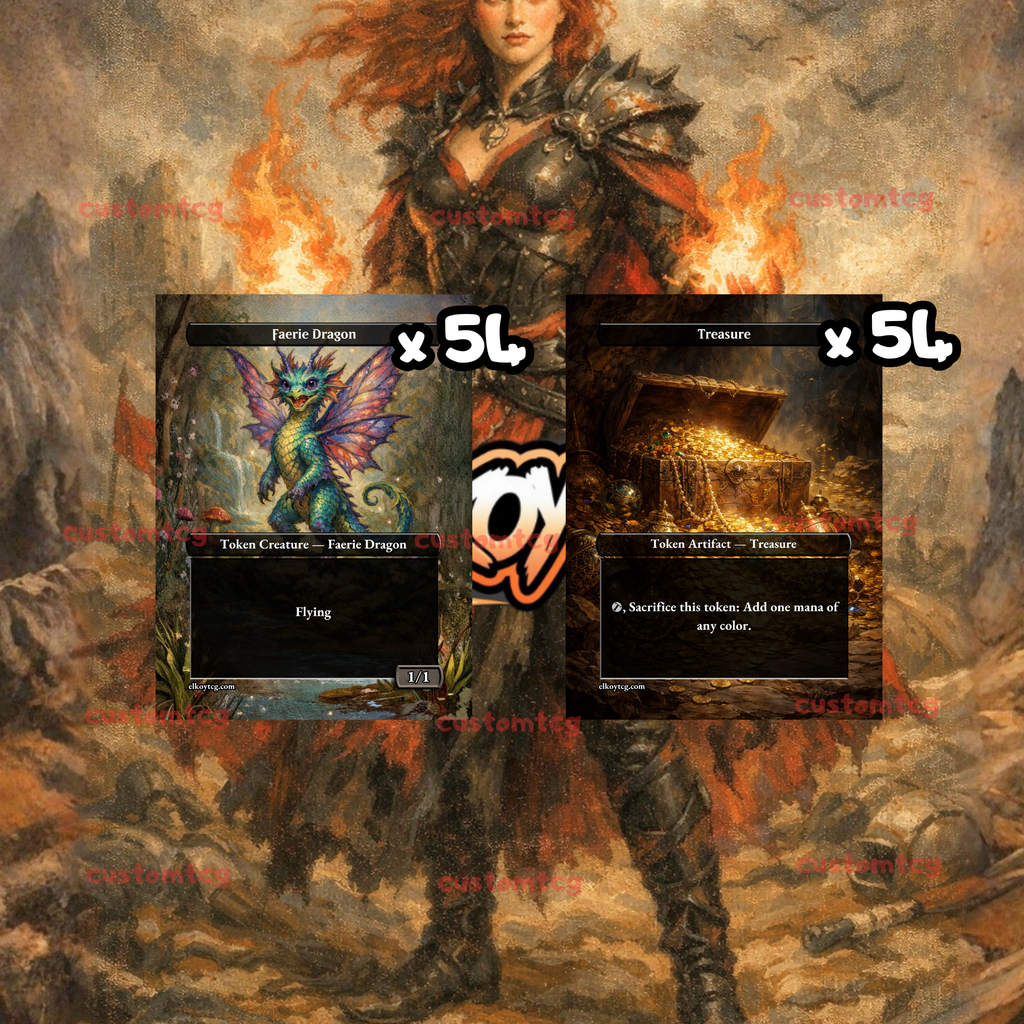 Faerie Dragon & Treasure Bundle (108 Tokens) - Token Set 129
