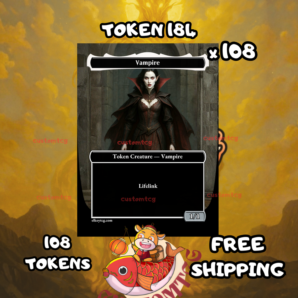 Vampire lifelink token 1-1 108 copies - S184